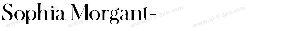 Sophia Morgant字体转换